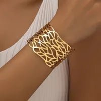 Manchette Nid D'abeille - MissLivy Jewelry