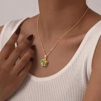 Collier AGAET VERT - MissLivy Jewelry