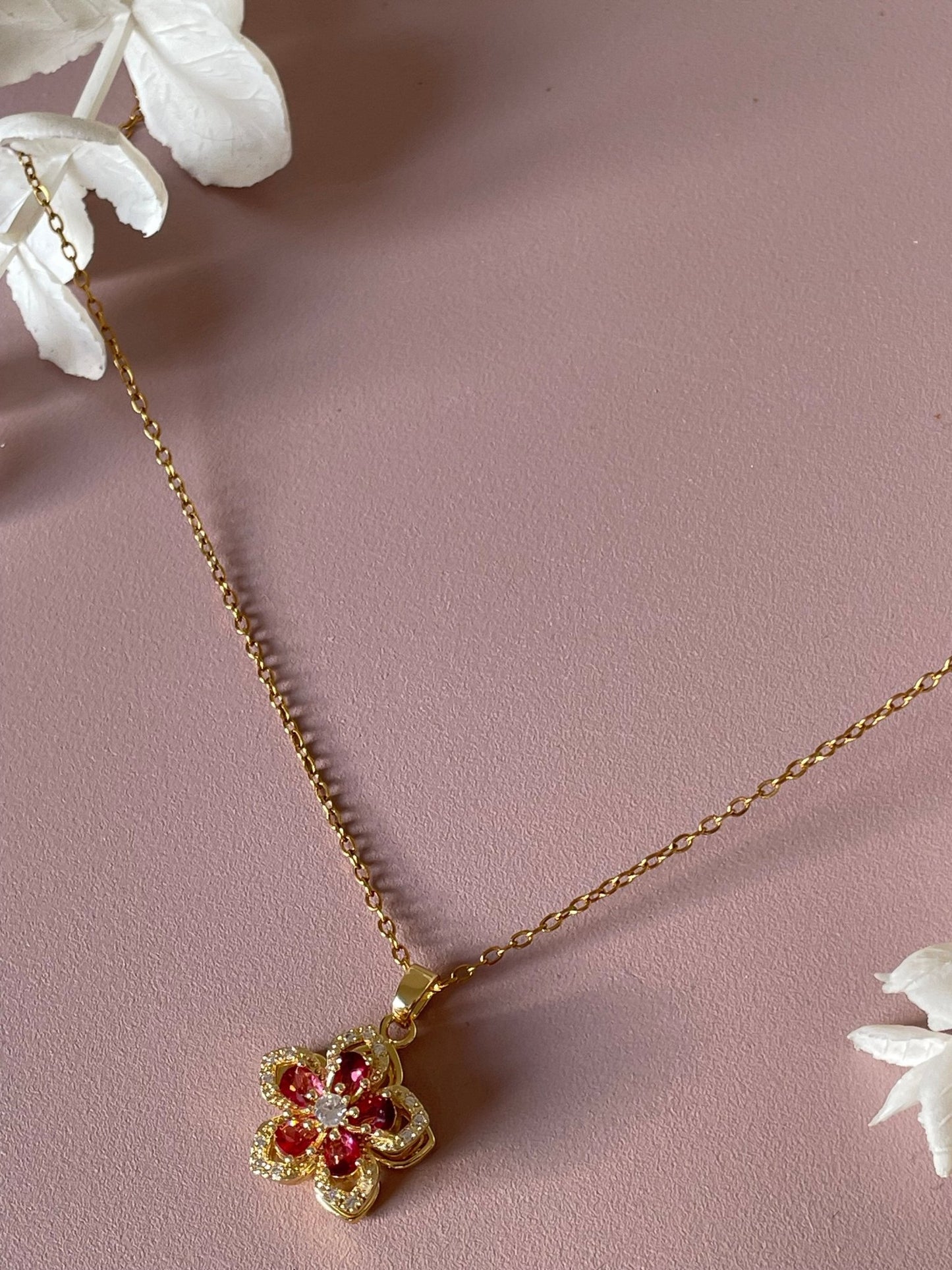 Collier AGATE ROUGE - MissLivy Jewelry
