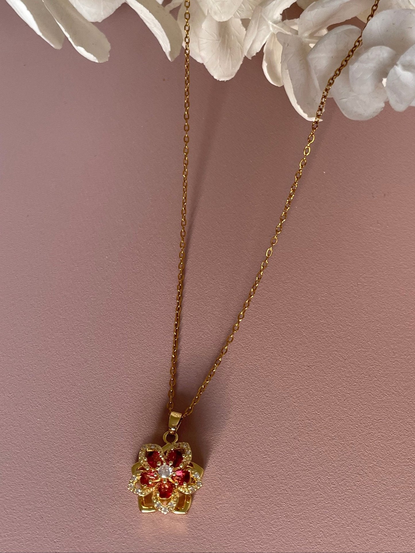 Collier AGATE ROUGE - MissLivy Jewelry