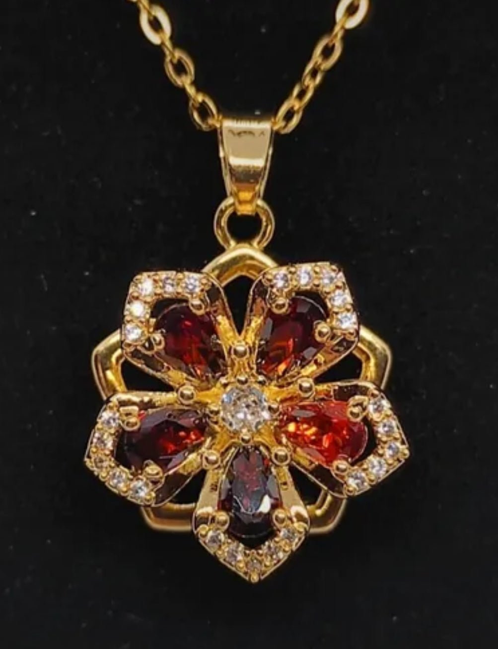 Collier AGATE ROUGE - MissLivy Jewelry