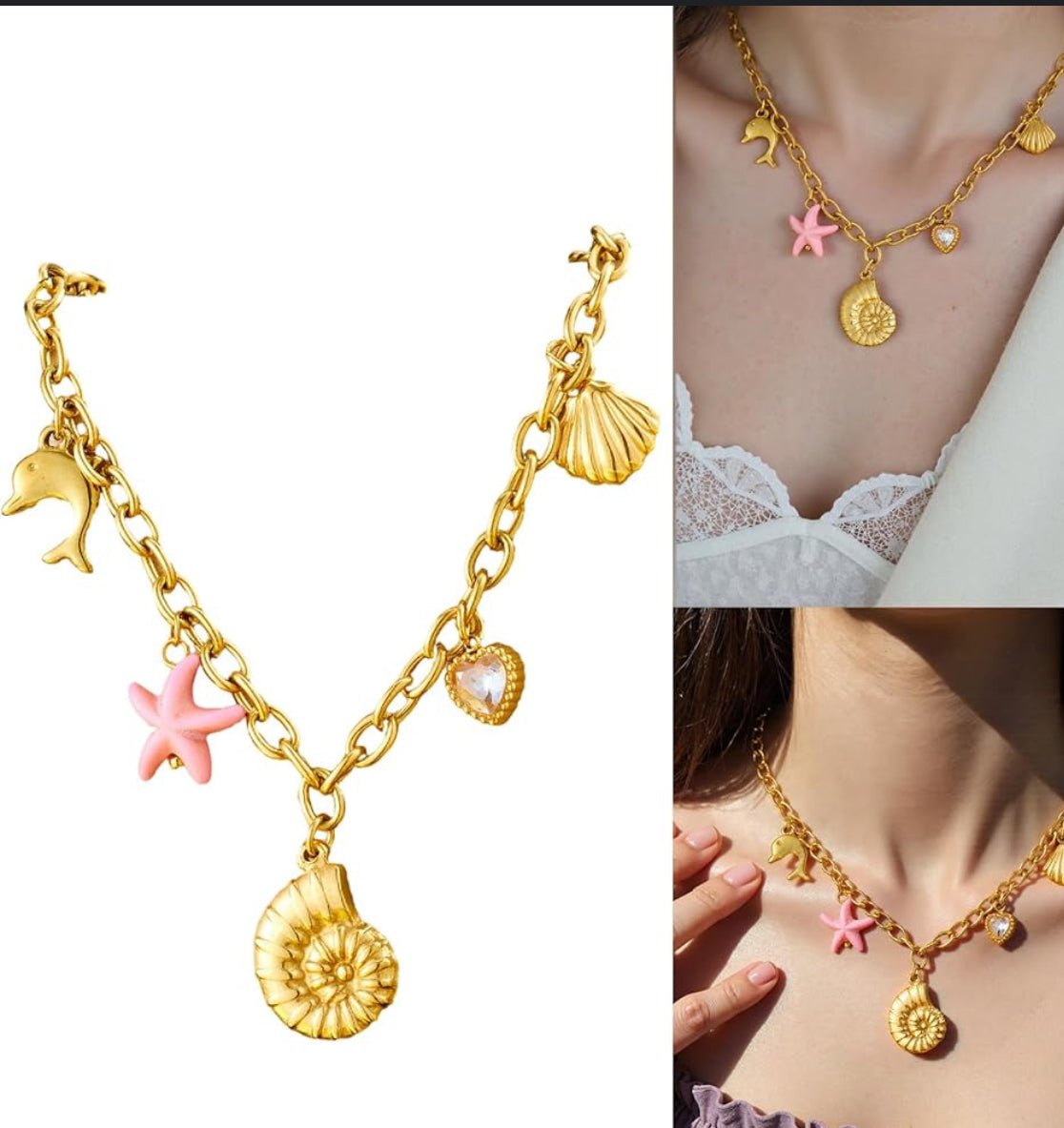 Collier Breloque Ariel - MissLivy Jewelry