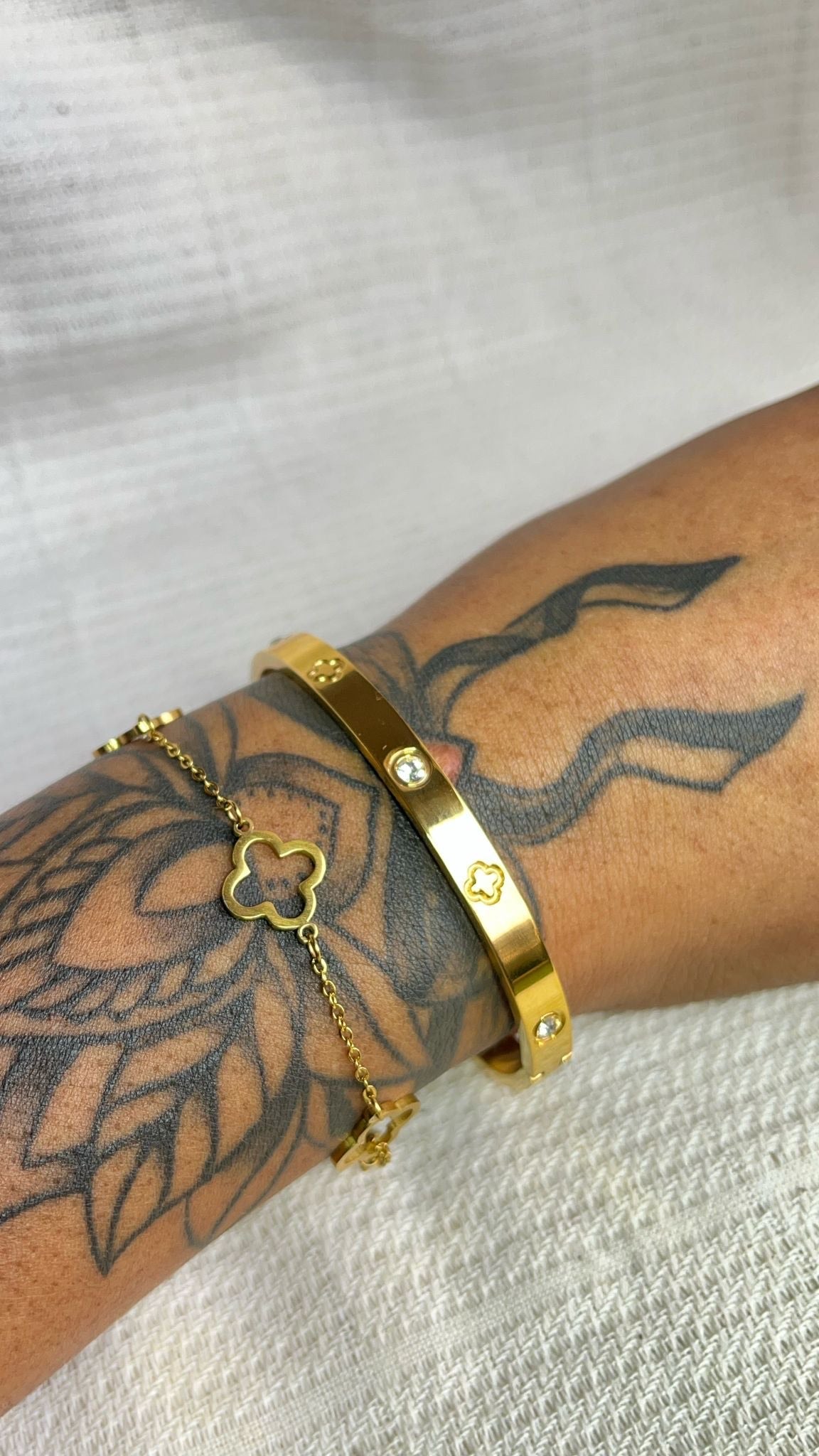 Manchette Trèfle - MissLivy Jewelry