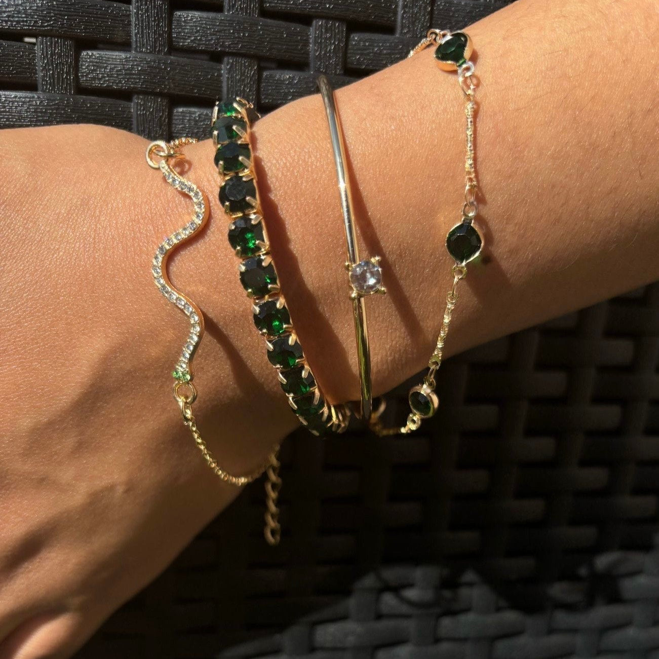 Manchette d'émeraude - MissLivy Jewelry