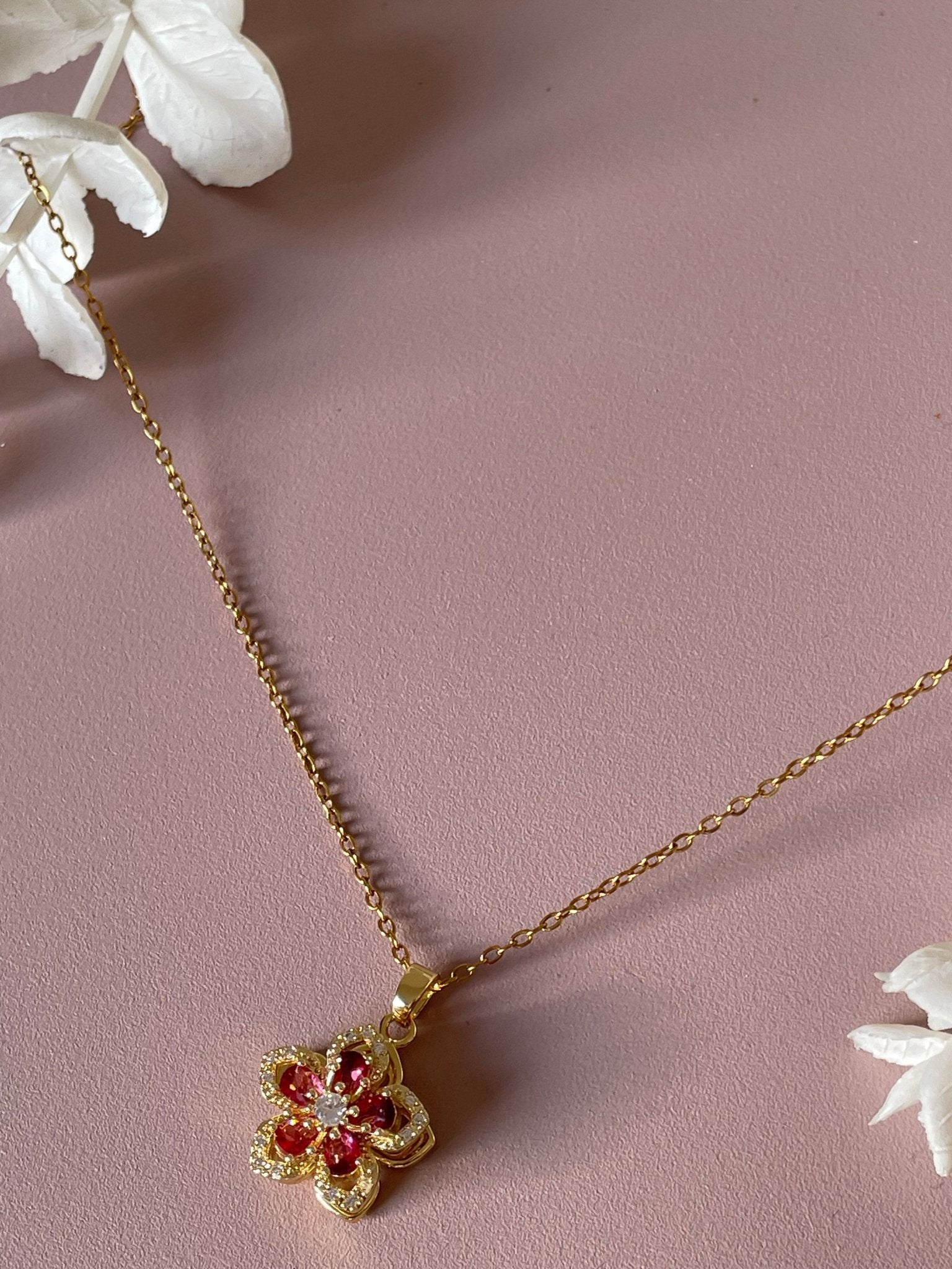 Collier AGATE ROUGE - MissLivy Jewelry