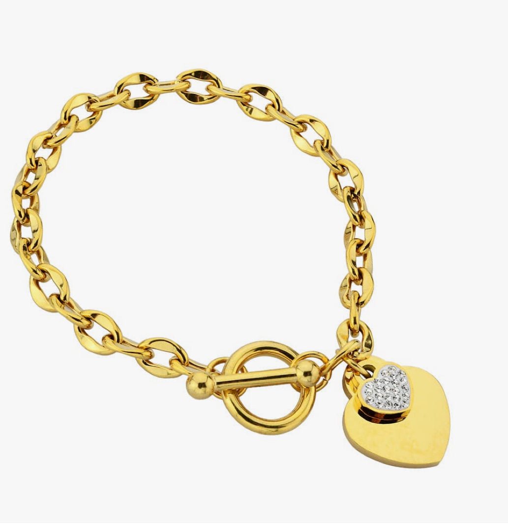 Bracelet LONA Pendentif Coeur - MissLivy Jewelry