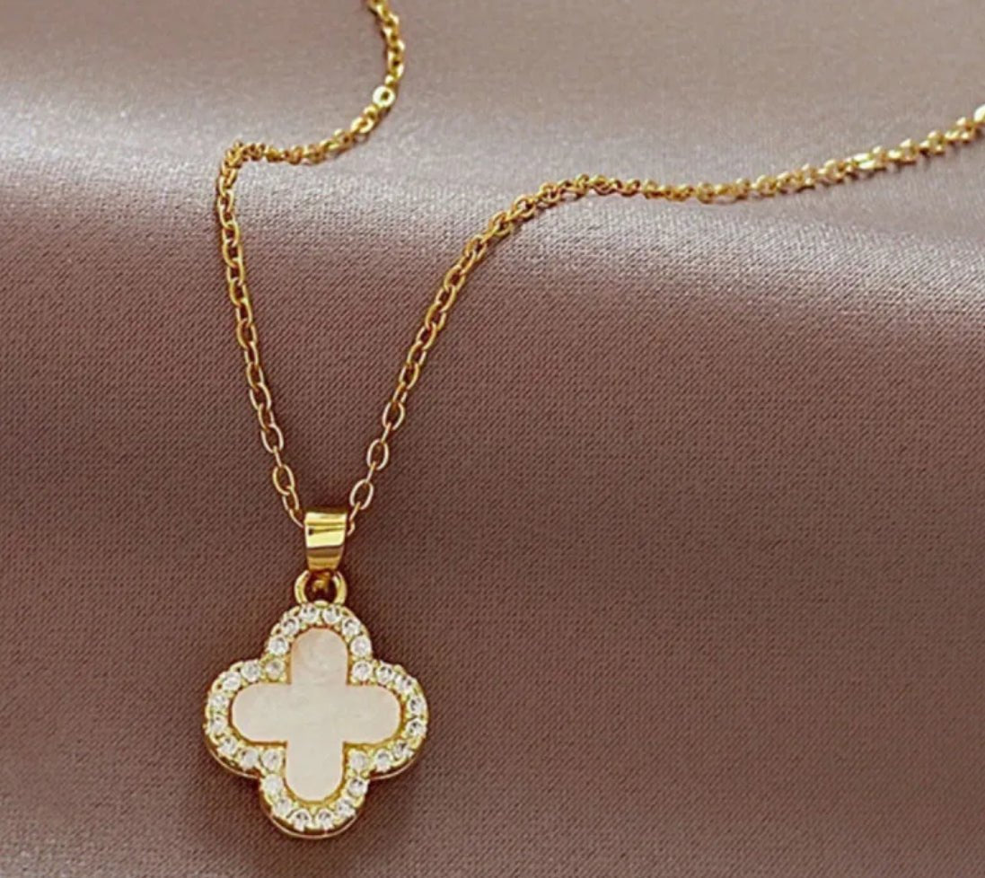 Collier Trèfle Solitaire Adulte / Enfants - MissLivy Jewelry