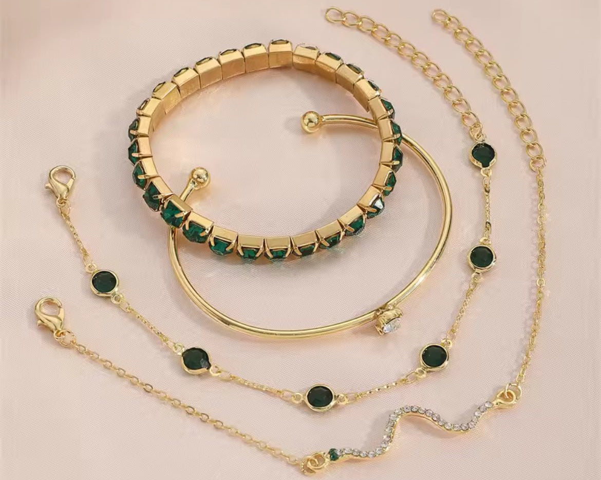 Manchette Émeraude - MissLivy Jewelry